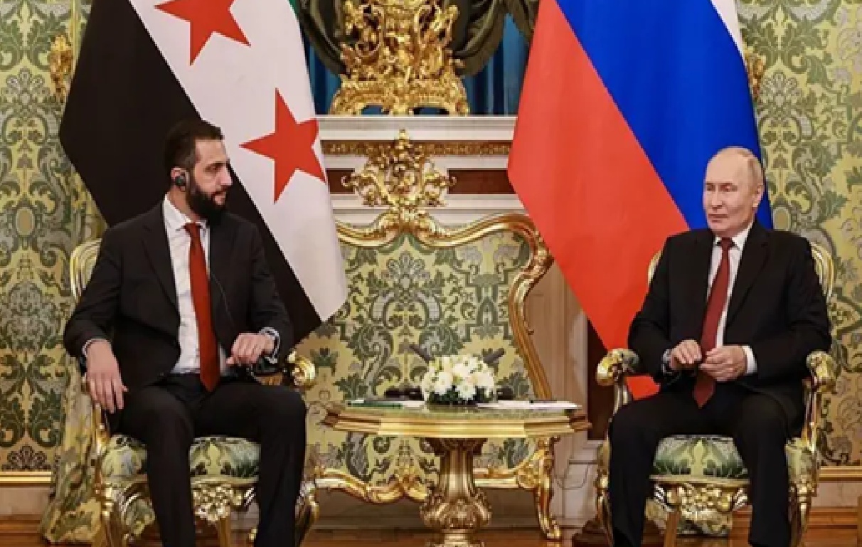 اجتماع بوتين مع الشرع