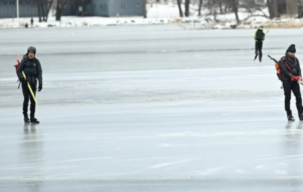 تحذير من الشرطة: من التزلج على الجليد