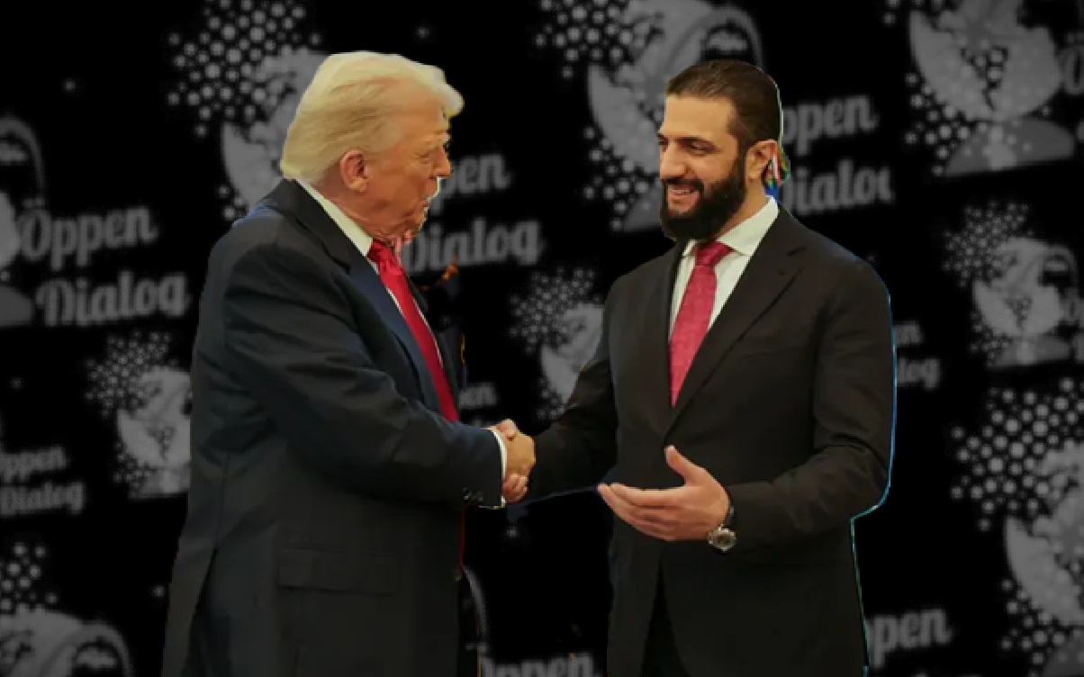 ترامب يشيد بالشرع ويقول بأنه هو من عينه بنفسه هناك!.