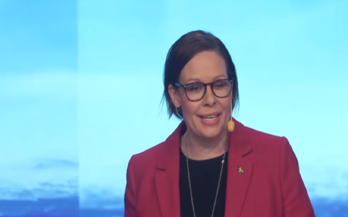 وزيرة الخارجية السويدية