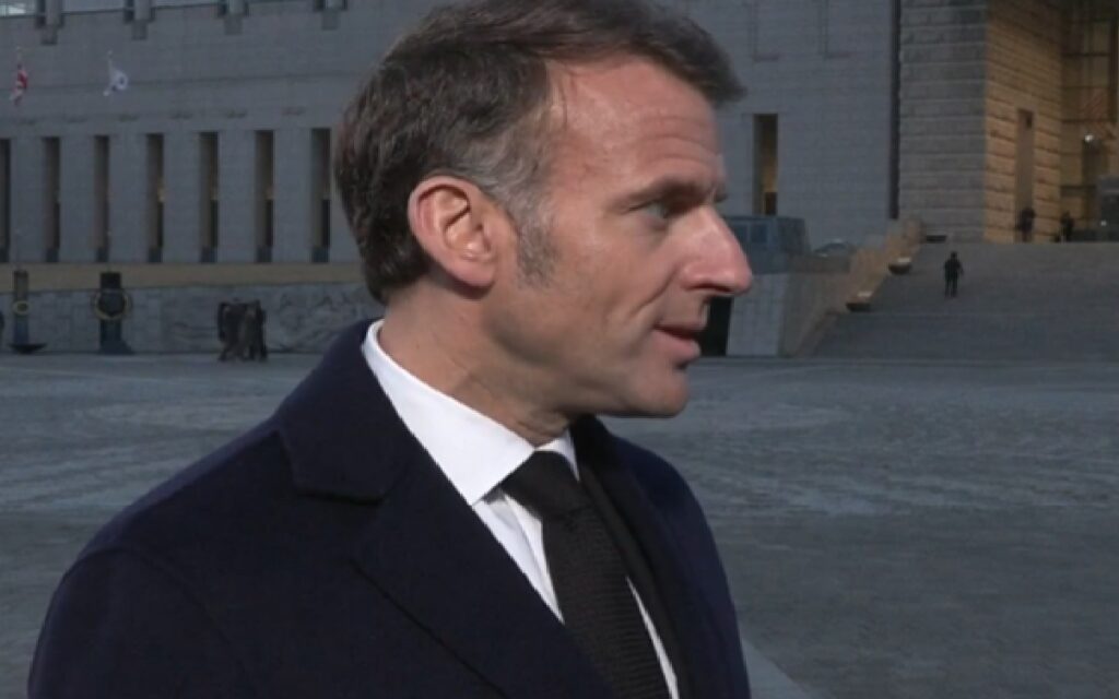 الرئيس الفرنسي ماكرون
