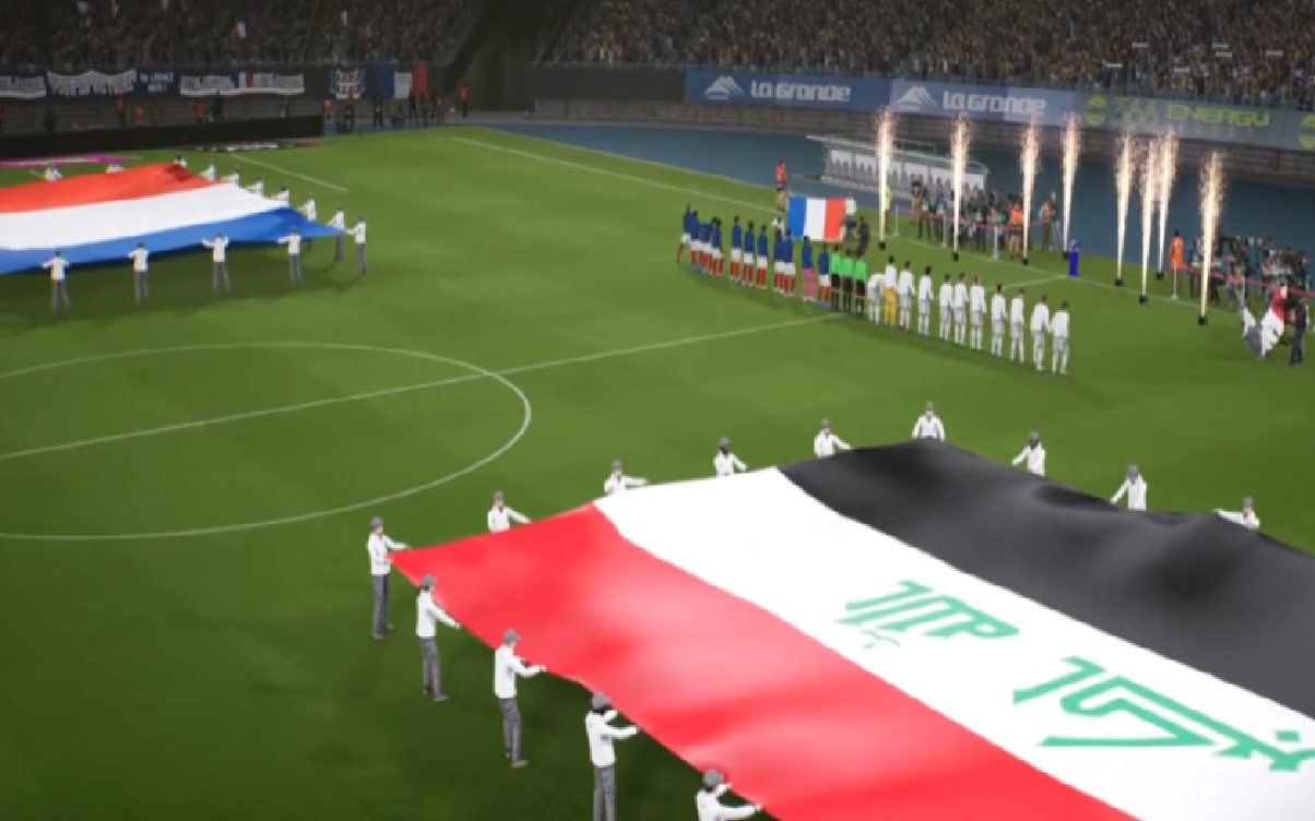العراق يخسر  بثلاثية مع فرنسا وثنائية كيليان مبابي