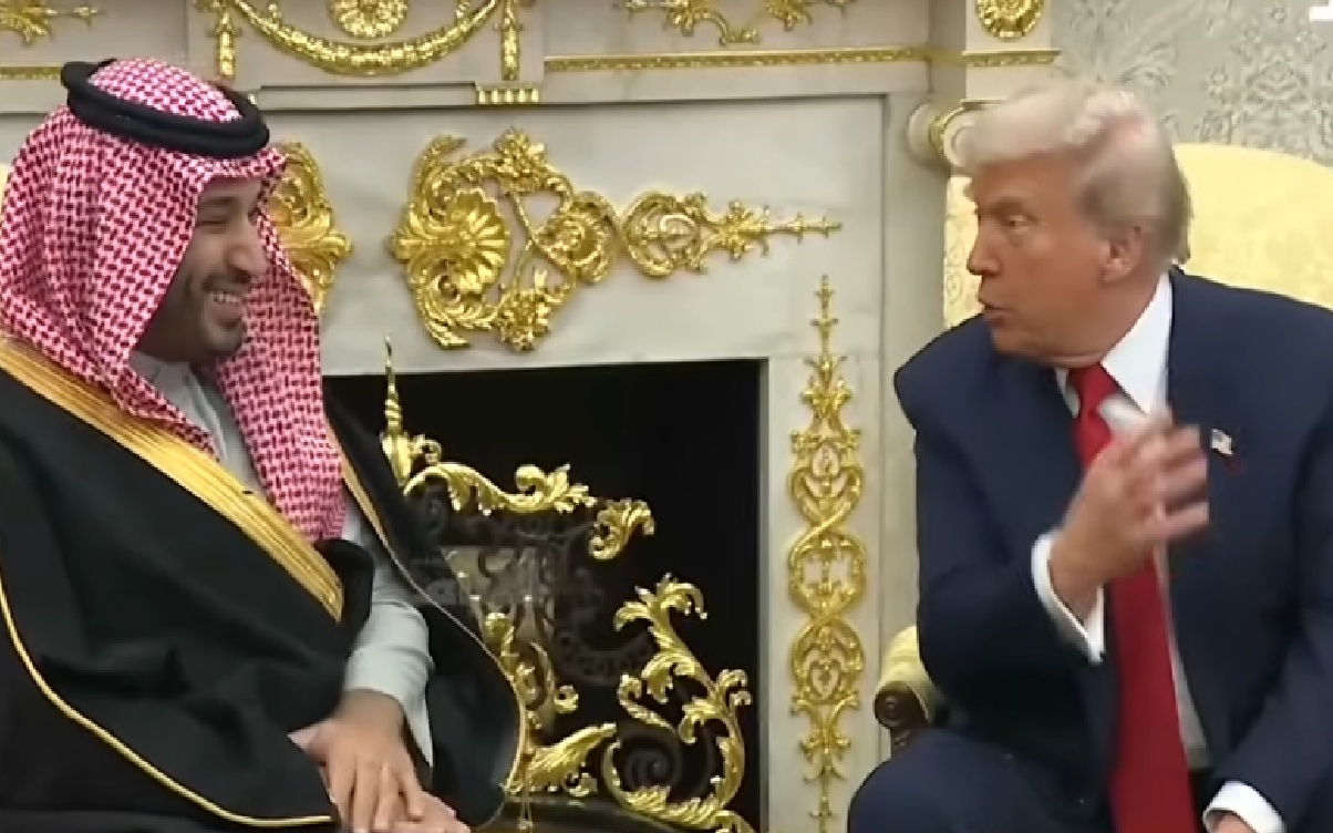 لقاء ترامب مع الامير محمد بن سلمان