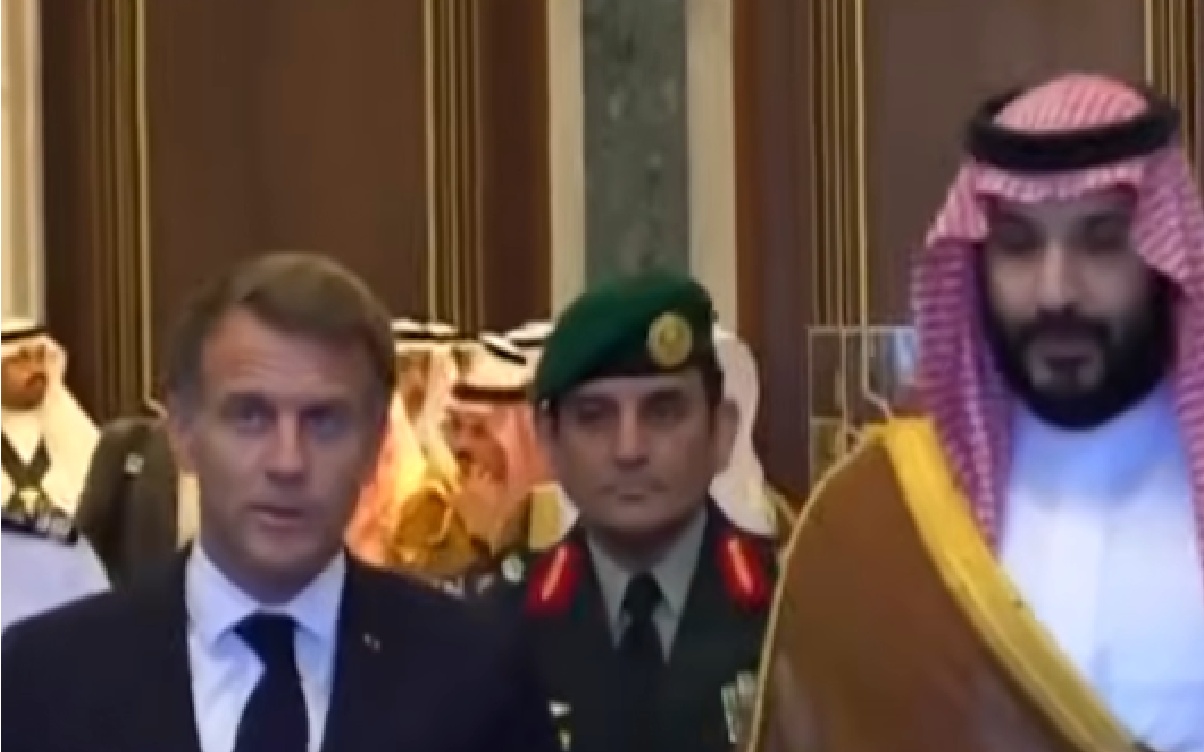 ماكرون يلتقي ولي العهد السعودي في الرياض